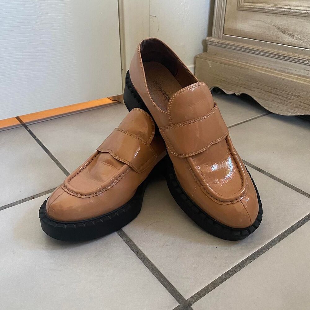 Jeffrey-campbell Women's Tan and Brown Loafers - Picture 2 of 4